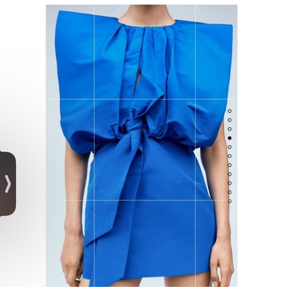Zara Elegant Blue Dress